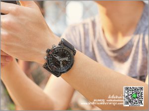 นาฬิกา แบรน Naviforce NF9132 สีดำ-เทา สายหนังสองระบบ ราคาถูก ของแท้ 100% ส่งฟรี มีบริการเก็บเงินปลายทาง