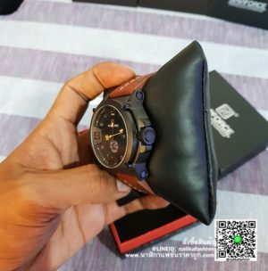 นาฬิกาแฟชั่น แบรน Naviforce NF9099 สายหนัง สีน้ำตาล ราคาถูก ของแท้ 100% ส่งฟรี มีบริการเก็บเงินปลายทาง