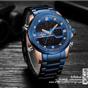 นาฬิกา  Naviforce NF9138 สีน้ำเงิน สุดเท่ ราคาพิเศษ ของแท้ 100%