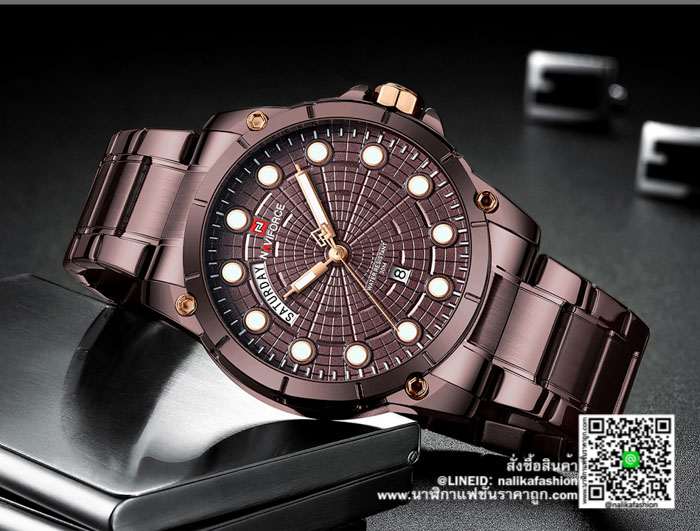 นาฬิกา Naviforce NF9152 สีน้ำตาล สายสแตนเลส สีใหม่ เท่มากก ของแท้ ส่งฟรี มีบริการเก็บเงินปลายทาง นาฬิกา Naviforce NF9152 สีน้ำตาล สายสแตนเลส สีใหม่ เท่มากก ของแท้ ส่งฟรี มีบริการเก็บเงินปลายทาง
