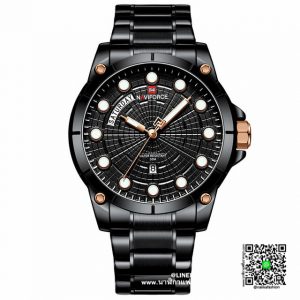 นาฬิกา Naviforce NF9152 สีดำ-พิ้งโกล สายสแตนเลส รุ่นใหม่ล่าสุด ของแท้ ส่งฟรี มีบริการเก็บเงินปลายทาง