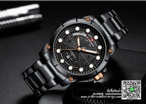 นาฬิกา Naviforce NF9152 สีดำ-พิ้งโกล สายสแตนเลส รุ่นใหม่ล่าสุด ของแท้ ส่งฟรี มีบริการเก็บเงินปลายทาง