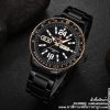 นาฬิกา Naviforce NF9102 สายสแตนเลส สีดำ-พิ้งโกล