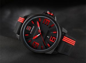 นาฬิกา Naviforce NF9098 สายซีลีโคน สีดำ-แดง สวยม๊าก ของแท้ พร้อมกล่อง รับประกัน 1 ปี ส่งฟรี มีบริการเก็บเงินปลายทาง