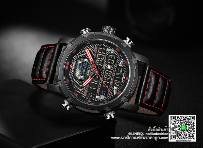นาฬิกา Naviforce NF9160 ผู้ชาย สายหนังสองระบบ สีดำ-แดง ของแท้ 100% ราคาถูก ส่งฟรี มีบริการเก็บเงินปลายทาง นาฬิกา Naviforce NF9160 ผู้ชาย สายหนังสองระบบ สีดำ-แดง ของแท้ 100% ราคาถูก ส่งฟรี มีบริการเก็บเงินปลายทาง