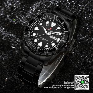 นาฬิกา Naviforce NF9105 สายสแตนเลส สีดำ รุ่นแนะนำ ส่งฟรี มีบริการเก็บเงินปลายทาง