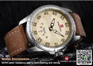 นาฬิกา Naviforce NF 9124 เท่ห์มาก เข้มสุดๆ สายหนัง ของเเท้ พร้อมกล่อง รับประกัน 1 ปี ส่งฟรี มีบริการเก็บเงินปลายทาง