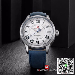 นาฬิกา Naviforce NF 9126 อย่างหรูดูดี สีน้ำเงิน สายหนัง ของเเท้ พร้อมกล่อง รับประกัน 1 ปี ส่งฟรี มีบริการเก็บเงินปลายทาง