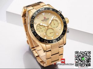 นาฬิกา Naviforce NF 9147 สีทอง เรือนเก๋ ของมันต้องมี ของเเท้ พร้อมกล่อง รับประกัน 1 ปี ส่งฟรี มีบริการเก็บเงินปลายทาง